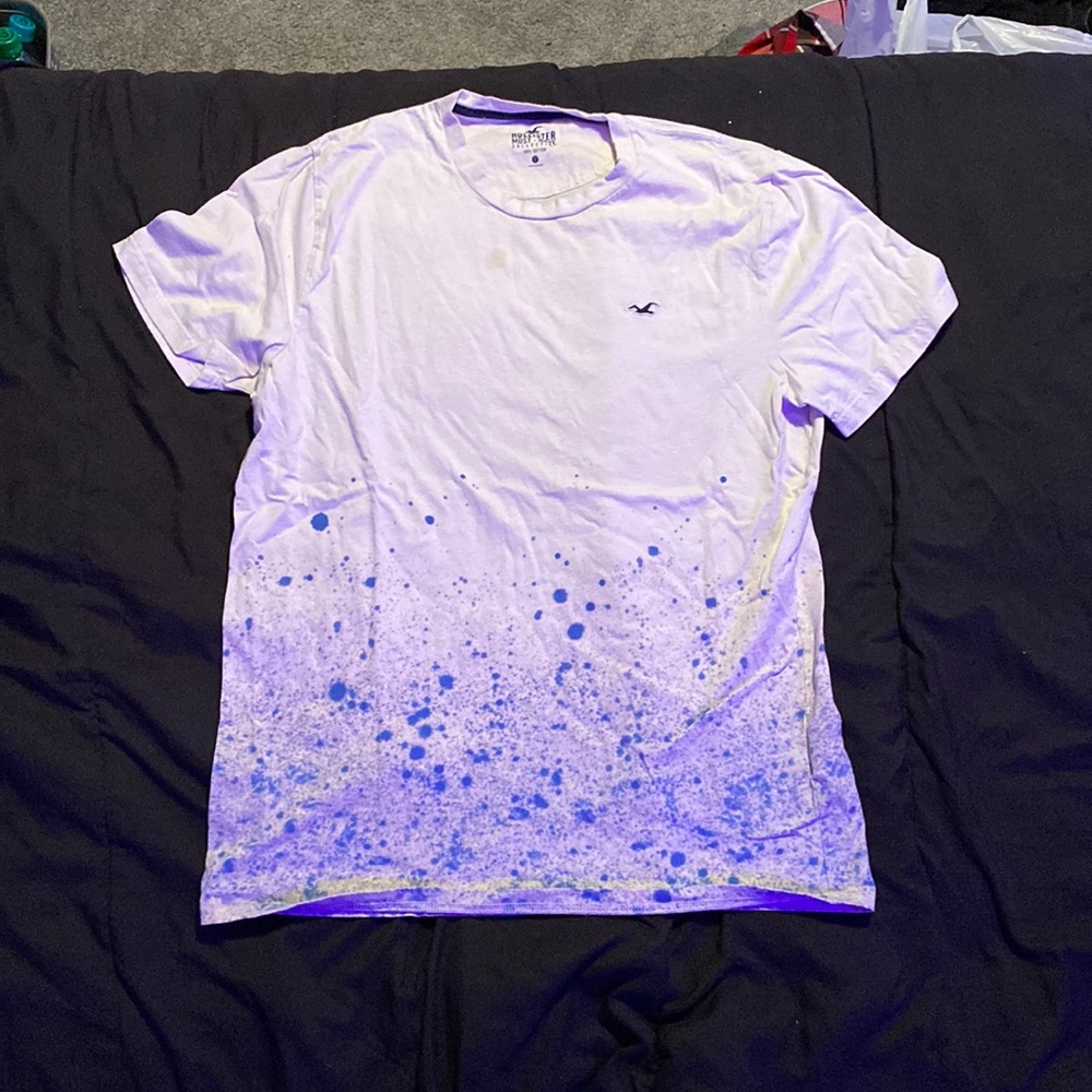 Hollister size large, White, Blue and Gray